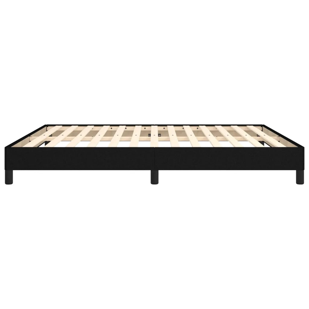 Giroletto senza Materasso Nero 160x200 cm in Tessuto 346730