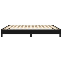 Giroletto senza Materasso Nero 160x200 cm in Tessuto 346730