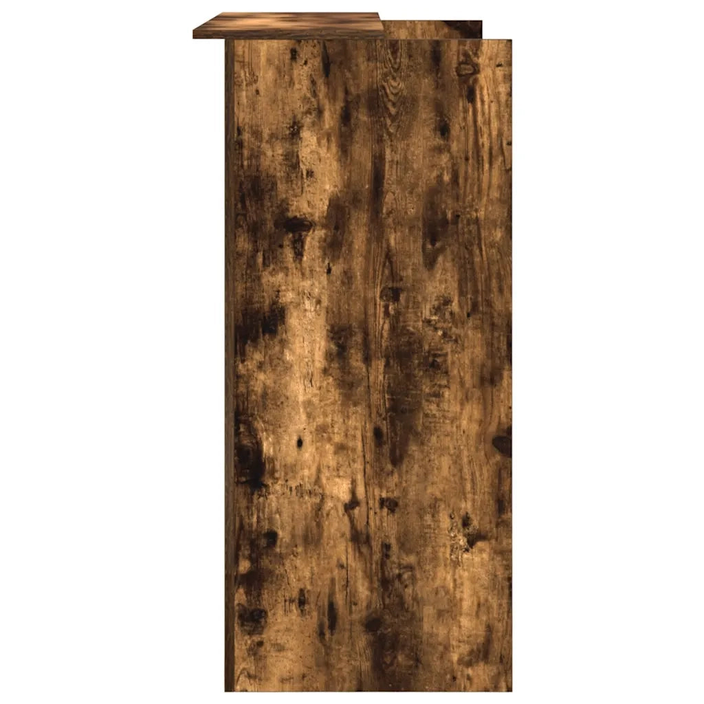 vidaXL Banco Reception Rovere Fumo 100x50x103,5cm in Legno Multistrato