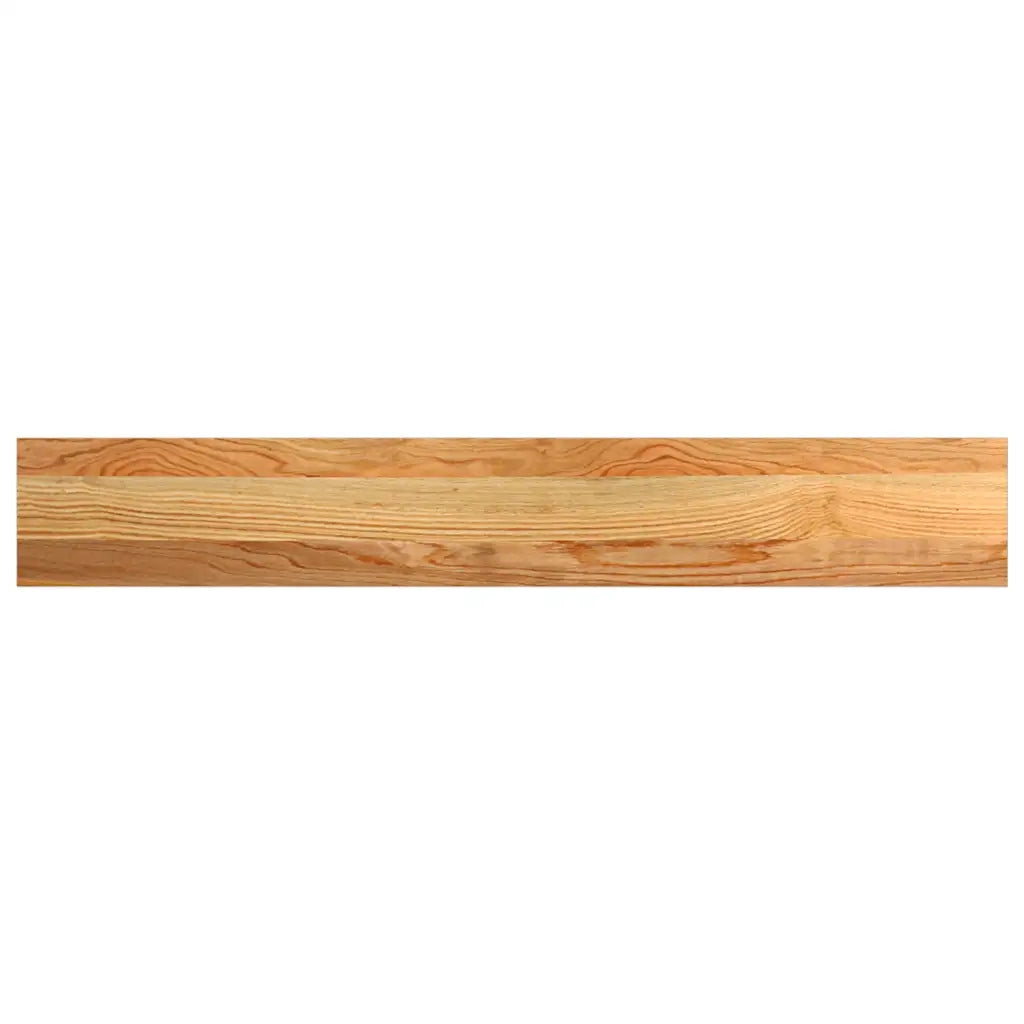 Davanzali 2 pz Marrone Chiaro 100x15x2 cm Legno Massello Rovere 4009128