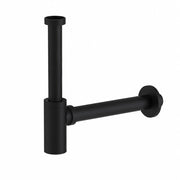SIFONE TONDO IN ABS PER LAVABO- 11/4 Nero Opaco- GOPLA- pezzi 1