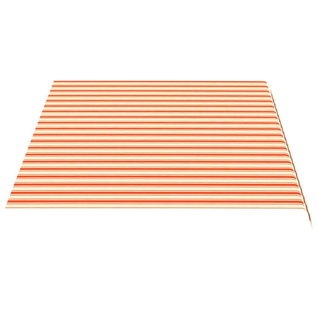 Tessuto di Ricambio per Tenda da Sole Giallo e Arancio 4,5x3 m cod mxl 13181