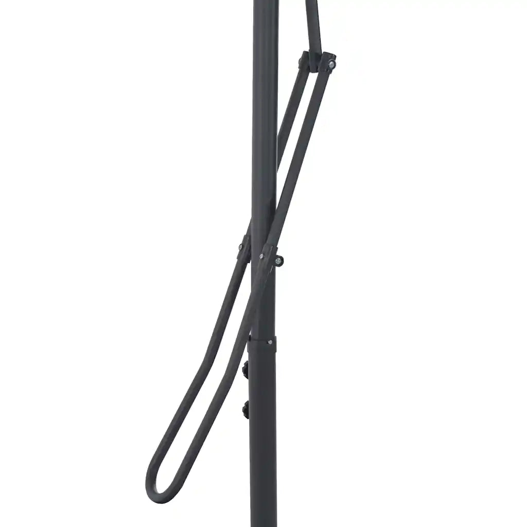 Ombrello | Parasolne da Giardino con Palo in Acciaio Nero 300x230cm