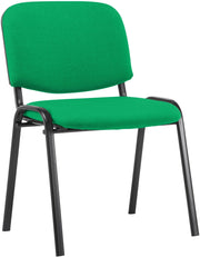 Sedia Ken in stoffa verde