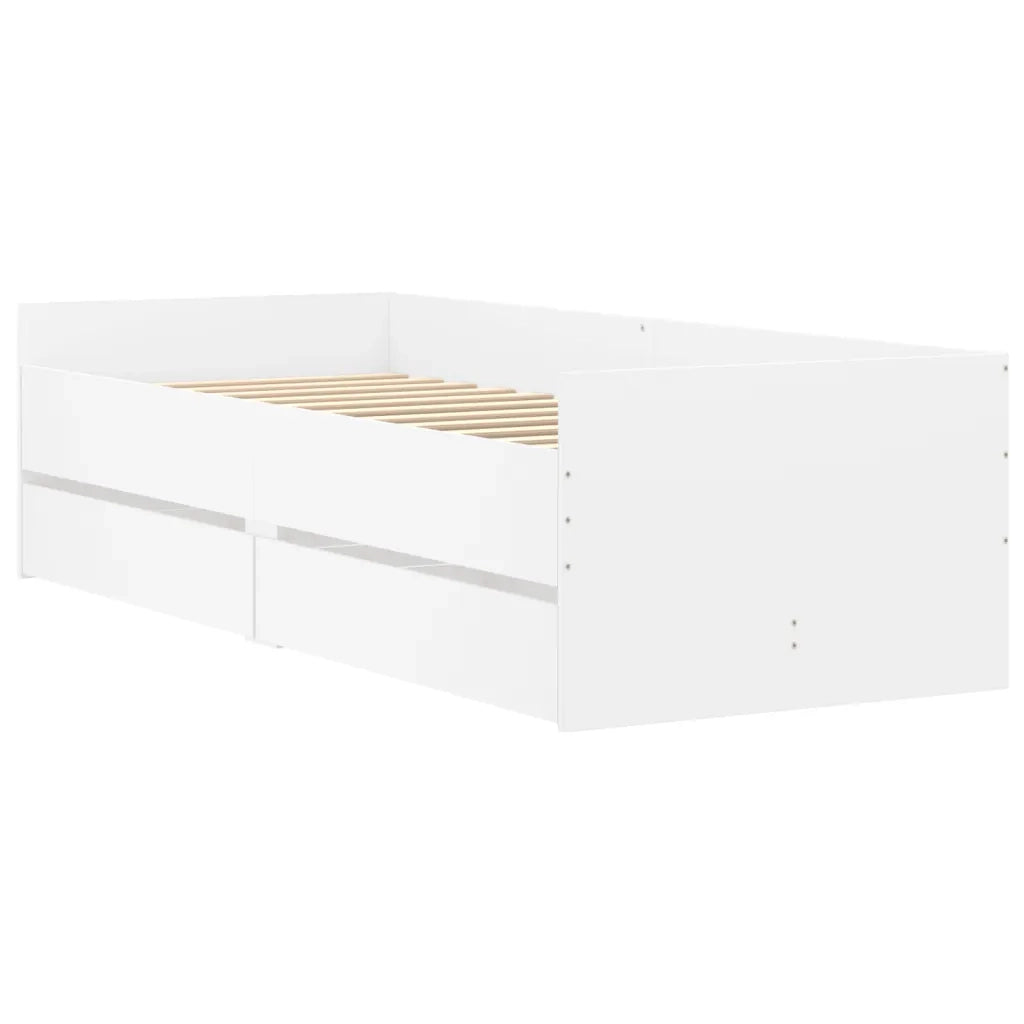 Giroletto con Cassetti Bianco 90x200 cm 3207343