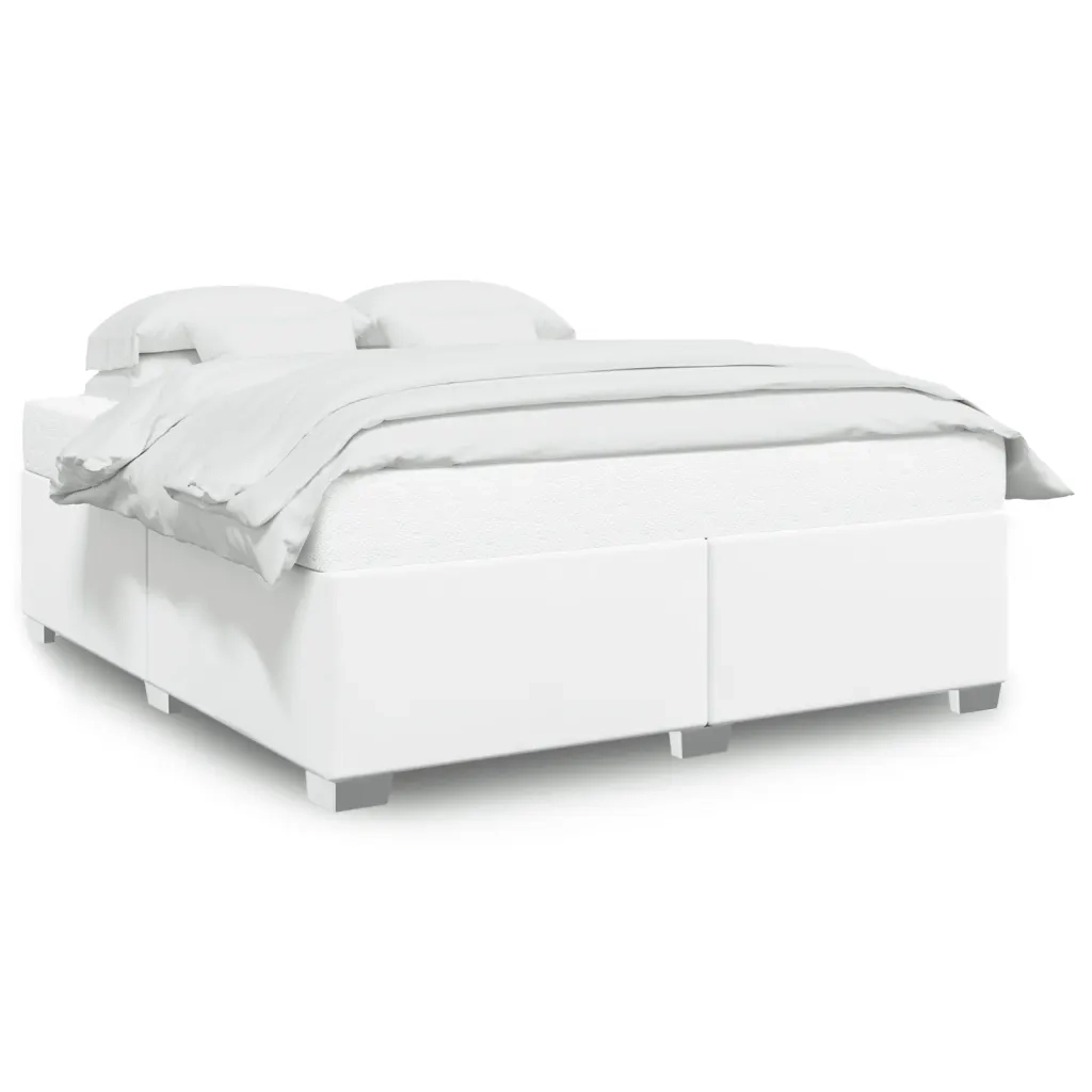 Giroletto-Struttura Letto Bianco 180x200 cm in Similpelle 728177