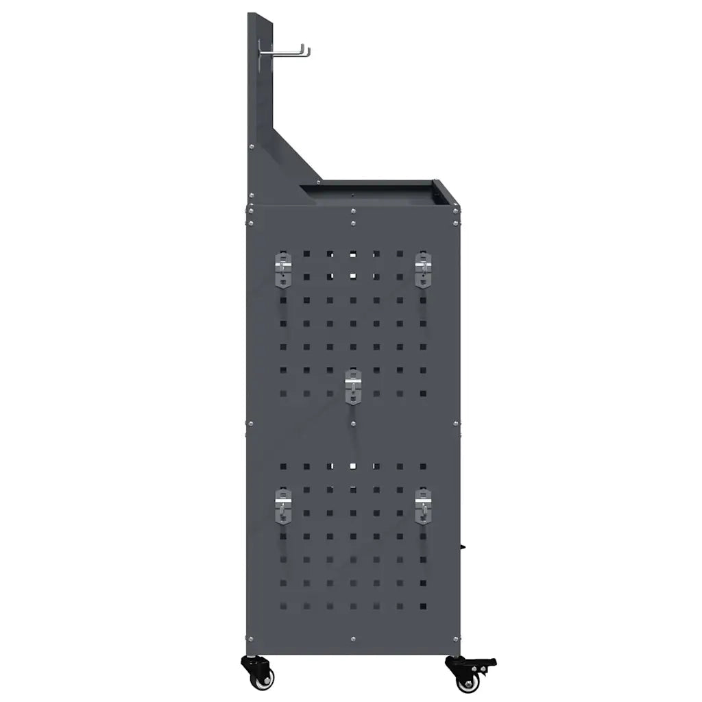 Carrello per Attrezzi con ruota Antracite 65 x 35 x 111 cm CFW8420596
