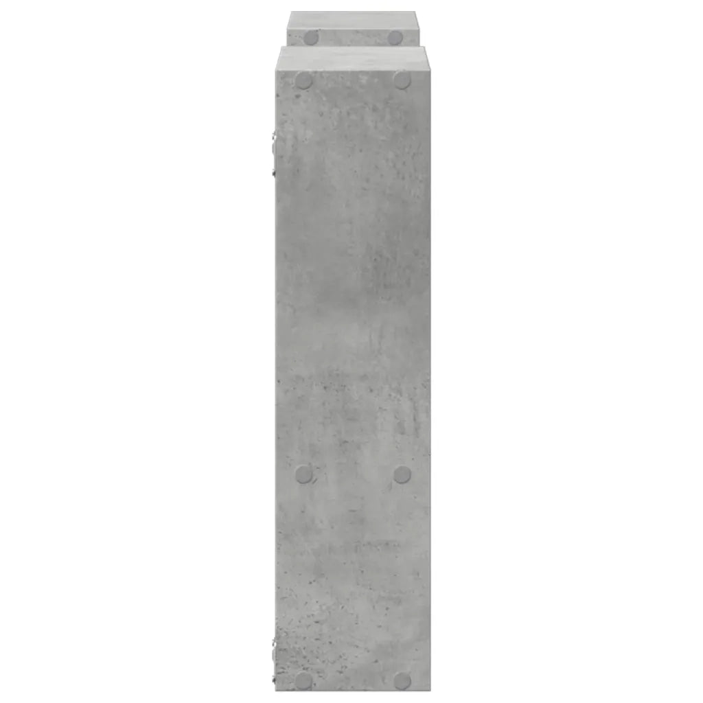 Scaffale a Muro | Mensola a parete Grigio Cemento 99x15x60 cm in Truciolato
