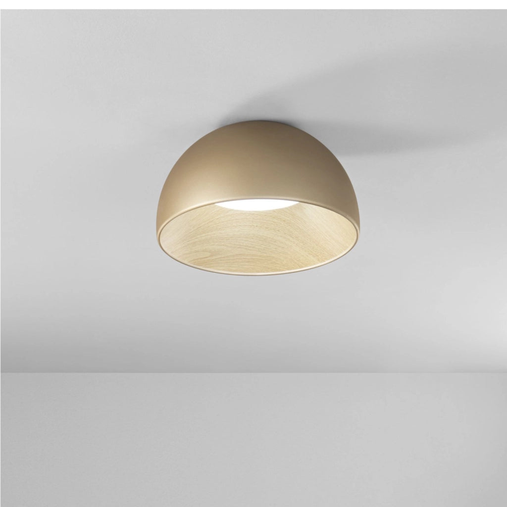 PLAFONIERA LED COCO 30W D.35CM 3-4-6500K ORO.