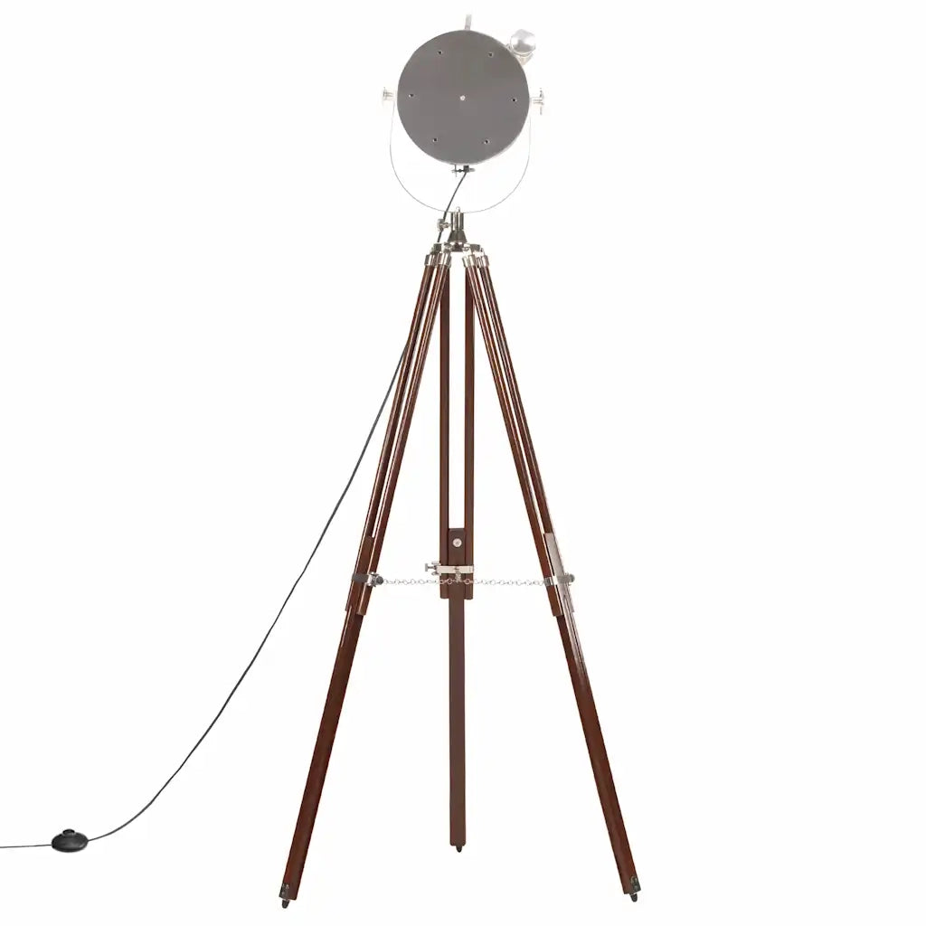 Lampada da Terra a Treppiede Legno Massello di Mango 180 cm CFW8888025