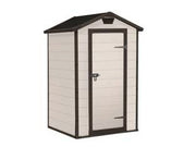 1pz casetta da giardino manor beige - cm.129x103x196h cod:ferx.fer444699