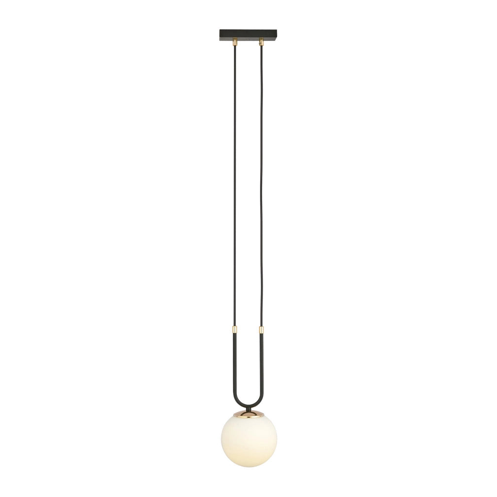 Lampada a sospensione Emibig Glam 1xE14 Ø15 nero opale