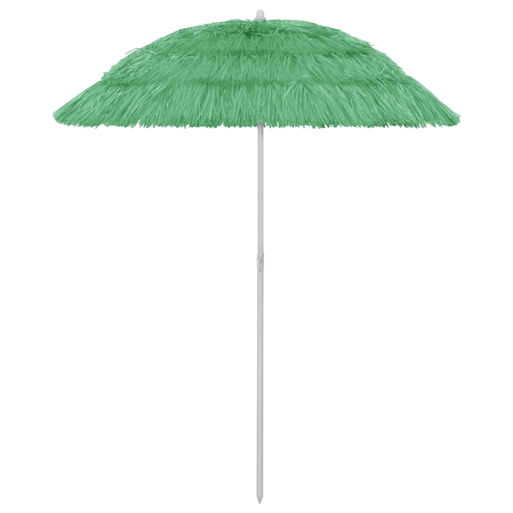 Ombrellone da spiaggia in poliestere verde da 180 cm 02_0008391