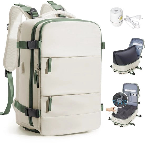 Valigetta da viaggio in sacchetto vuoto per donne, zaino da viaggio con sistema di vuoto per viaggi, valigetta da viaggio con compressore impermeabile per uomini