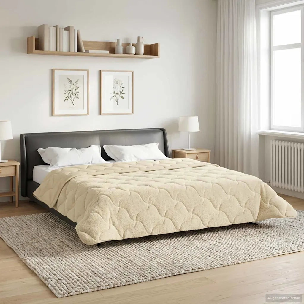 Piumone Completo Annuale Trapuntato Crema 220 x 240 cm 42026298