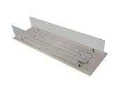 Camino a Bioetanolo da Incasso 100x32 cm Insert 1000 in Acciaio Inox