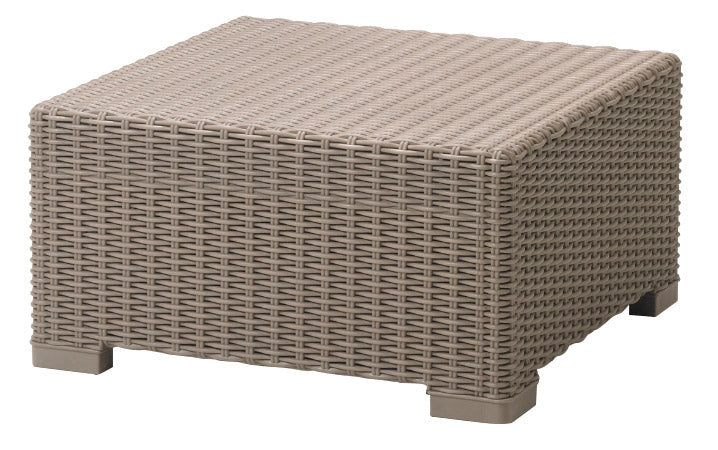 Tavolino da Giardino 68x68x35h cm California Cappuccino
