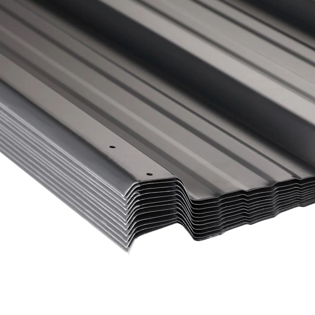 Set di 24 fogli trapezoidali, antracite