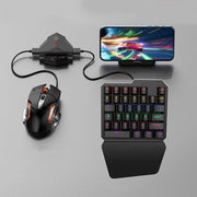 Tastiera e Mouse Gaming a Combos - Illuminazione RGB - Meccanica - PUBG - Supporto per Pollice - 35 Tasti - Cablata