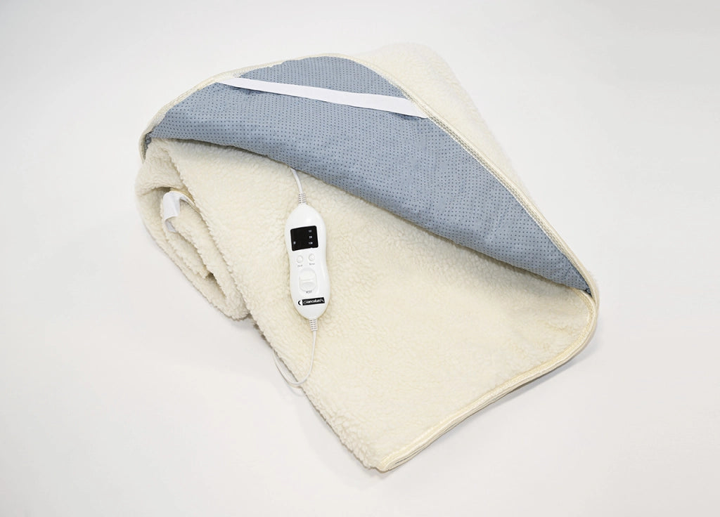 Coprimaterasso Coperta Riscaldante Per Letto Caldo Termocoperta Dormicaldo - 1 Piazza - Panna