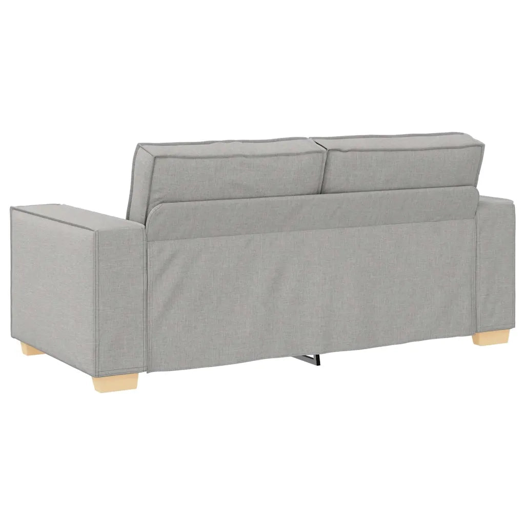 Divano a 2 posti Grigio nuvola 180x78x84 cm in tessuto 4104988