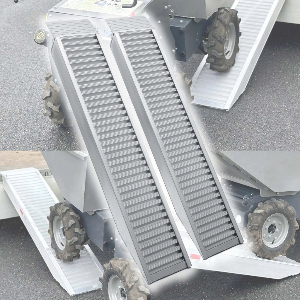 2x rampe di carico per moto e ATV lunghe 161 cm In alluminio Portata max 4050 kg