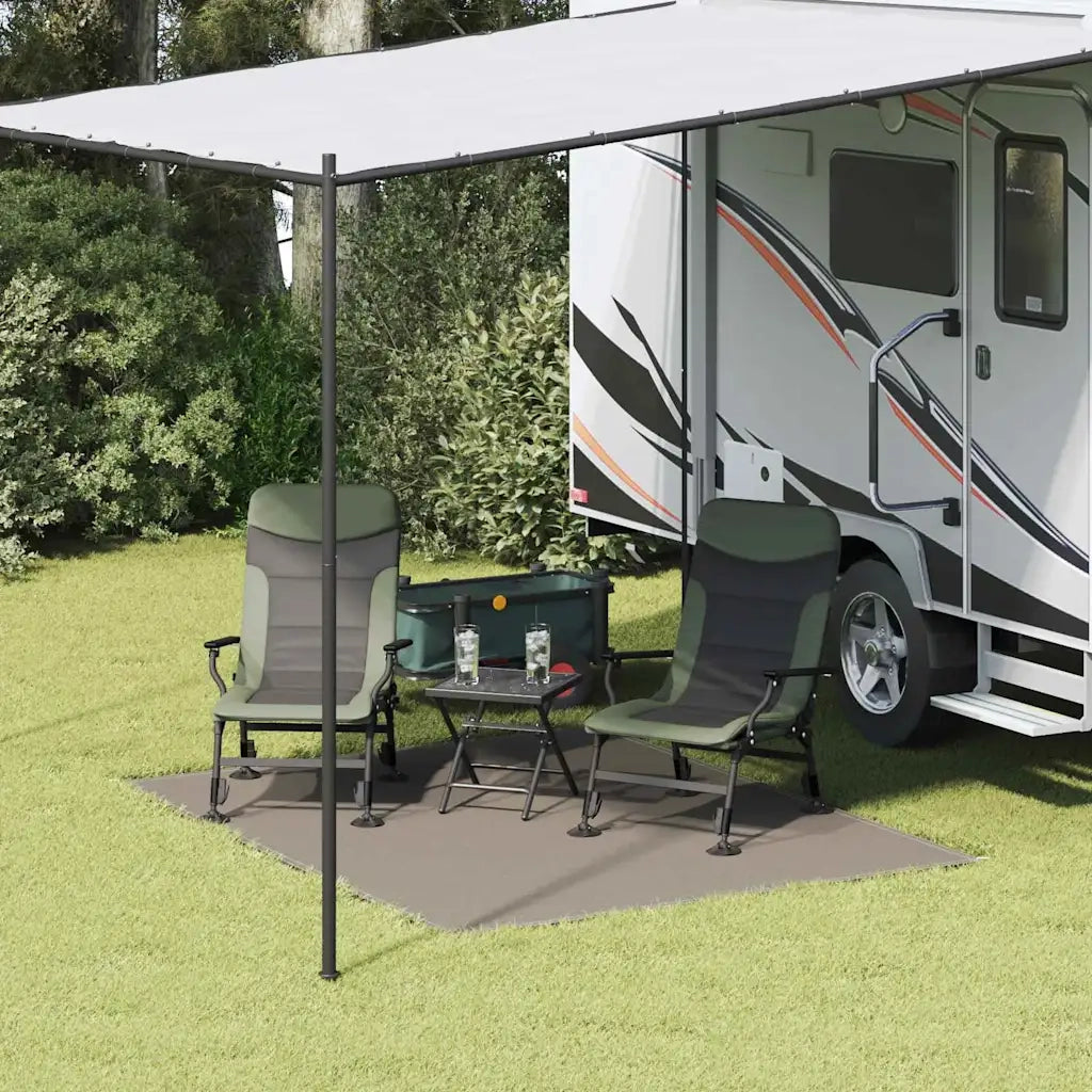 Tappeto da Tenda Grigio chiaro 200 x 250 cm Polietilene 42000188