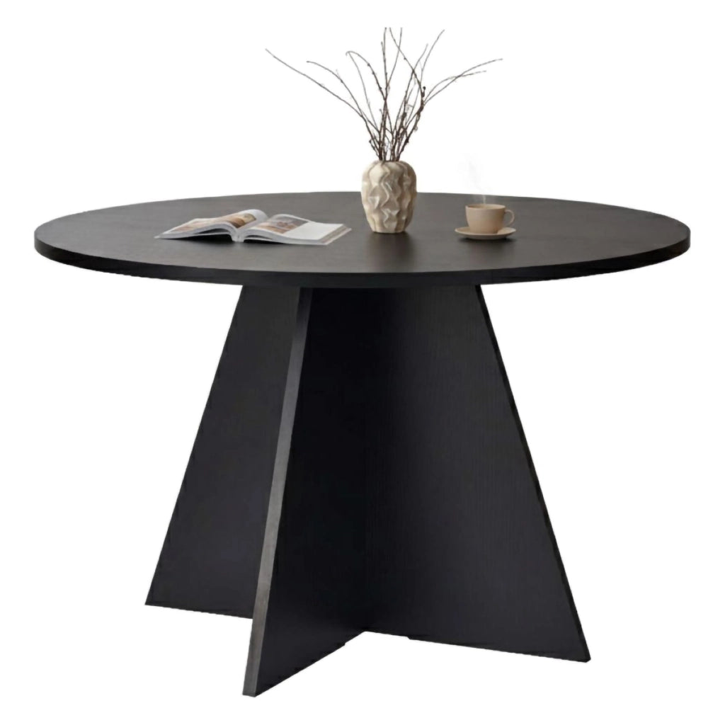 Racale, Tavolo Fisso 4 Posti, 120x120x75h cm Nero