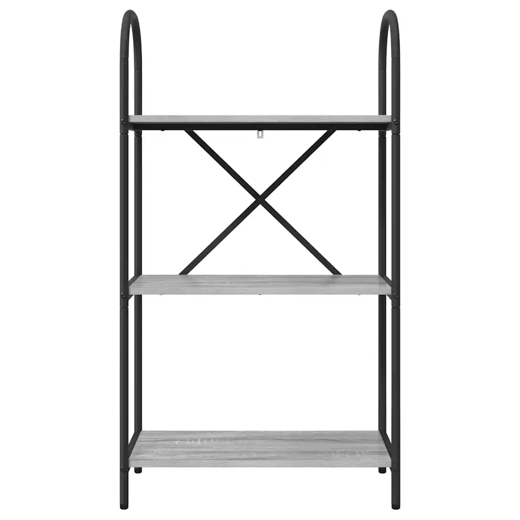 Libreria Grigio Sonoma 60 x 30 x 109 cm Legno multistrato
