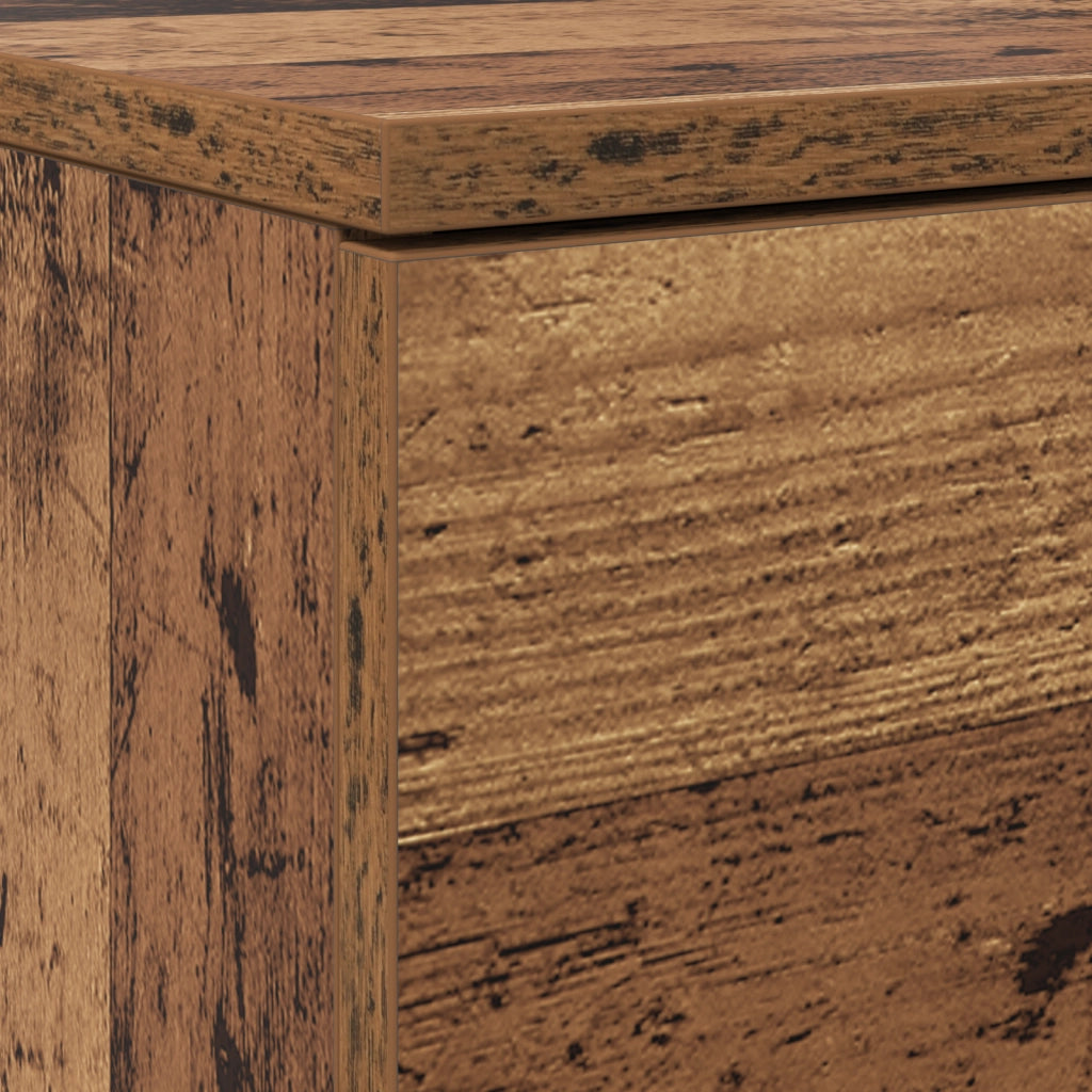 Armadio per scarpe Legno Vecchio 100.5x28x100 cm Legno Solido