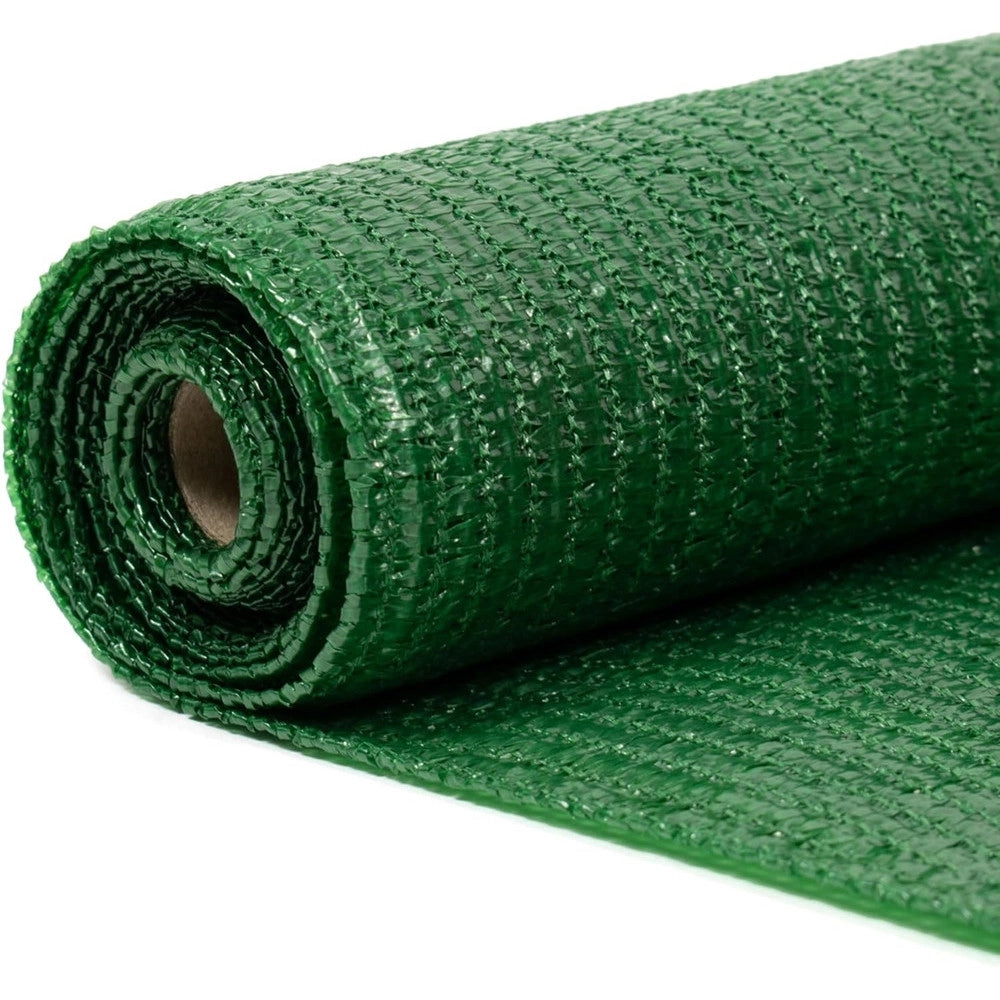 Trade Shop - Rotolo Rete Ombreggiante Verde Fitta 2 X 10 Mt Protezione Giardini Terrazze 017067 -