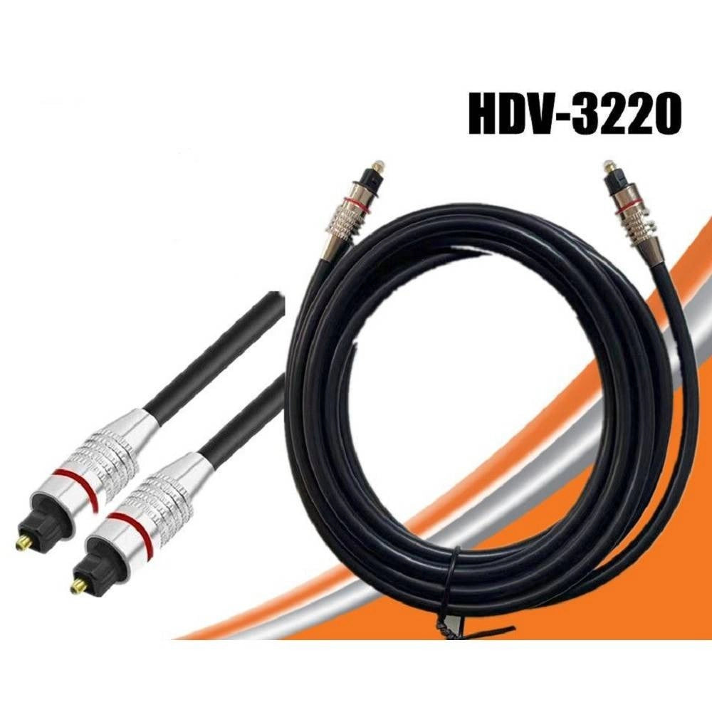 Trade Shop - Cavo Audio Digitale Ottico Fibra Ottica Lunghezza 2 Metri Hi Fi Hdv-3220 -