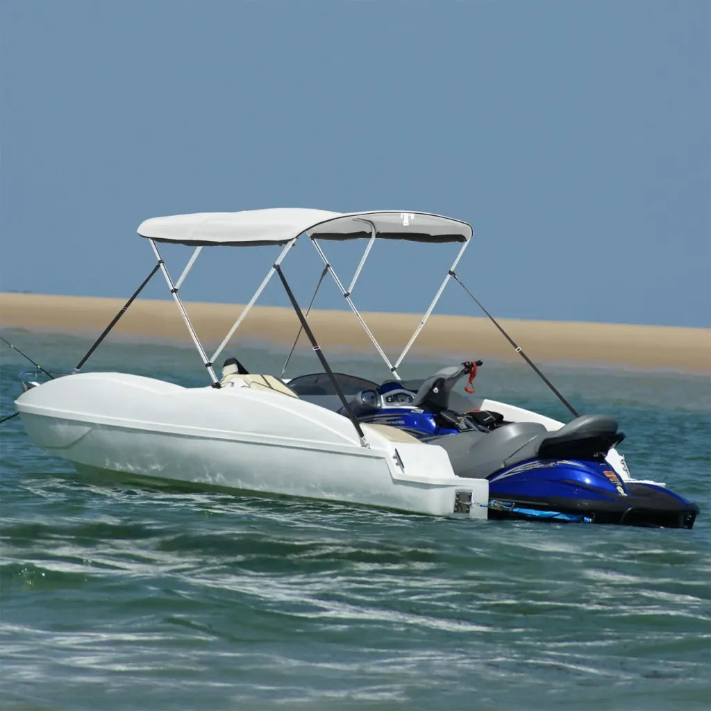 Bimini di Prua Pareti Laterali Rete 3 Archi 183x(154-167)x137cm CFW3866669