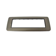 Placca vimar 20687 7 moduli in metallo serie eikon finitura metallo verniciato *** colore champagne, confezione 1