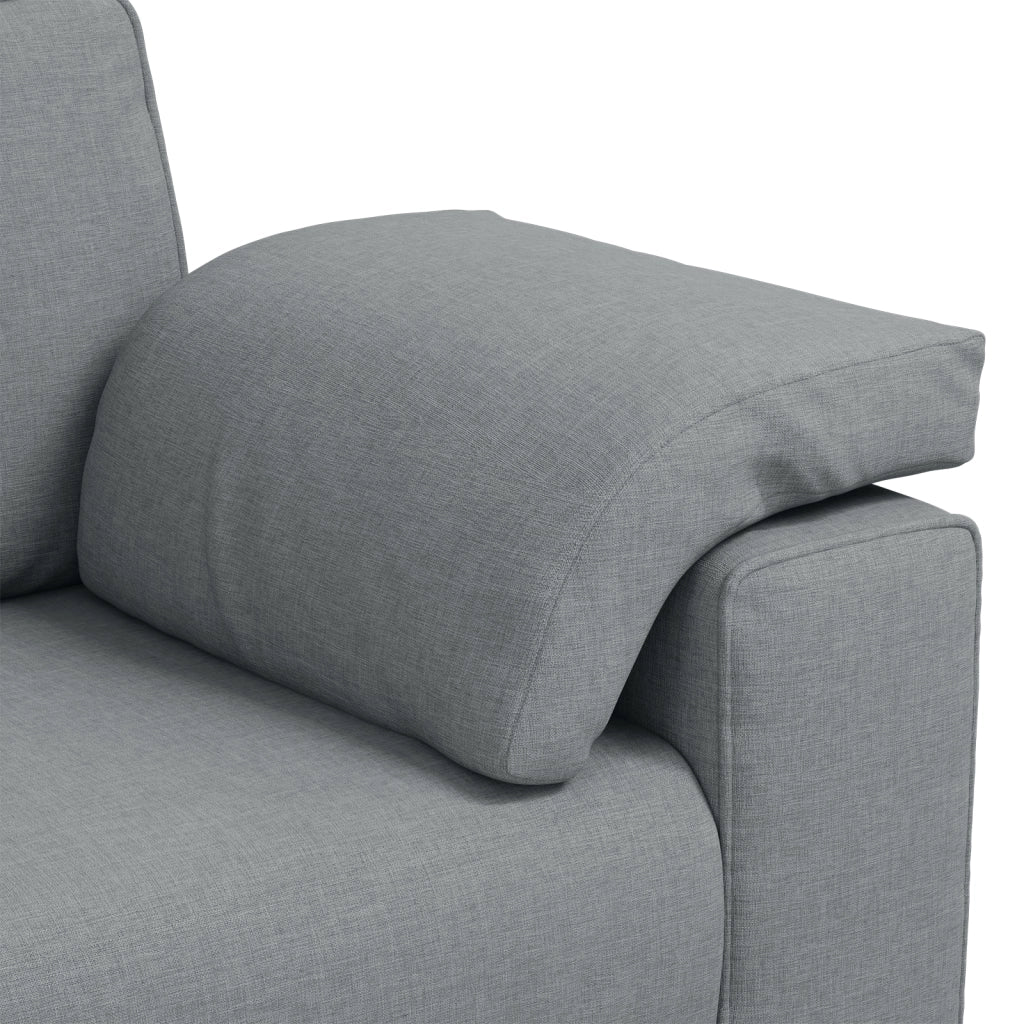Divanetto Loveseat  Grigio chiaro 120 cm in tessuto