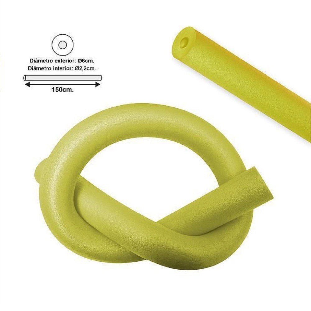 Trade Shop - Tubo Galleggiante Per Piscina ø6x150cm Giallo Per Esercizi Giochi Acqua 062899a -