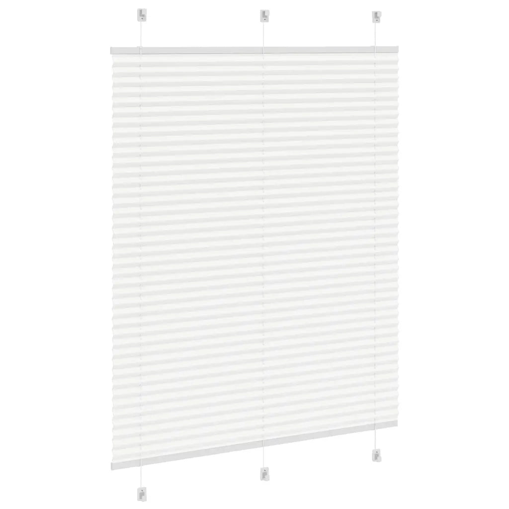 Tenda Plissettata Bianca 105x150 cm Larghezza Tessuto 104,4 cm 4015501