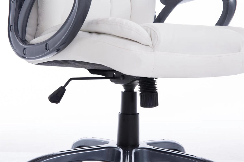 Sedia da ufficio XL Bern in similpelle bianco