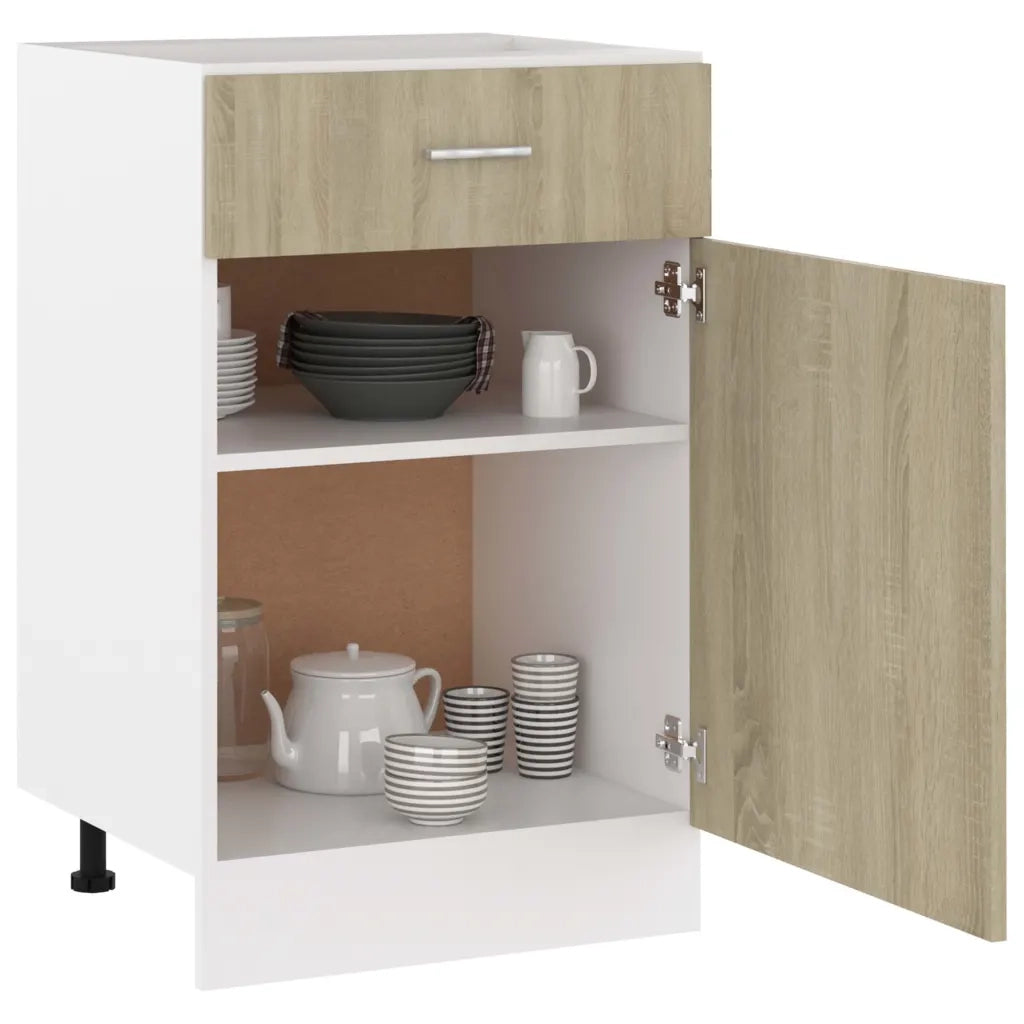 Armadio Inferiore Cassetto “Lyon” Rovere Sonoma 50x46x81,5 801223