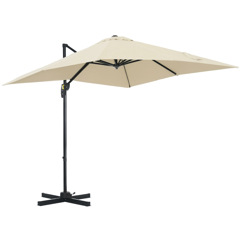 Ombrellone da Giardino ¨C zephmum ¨C Grigio, 250x250 cm