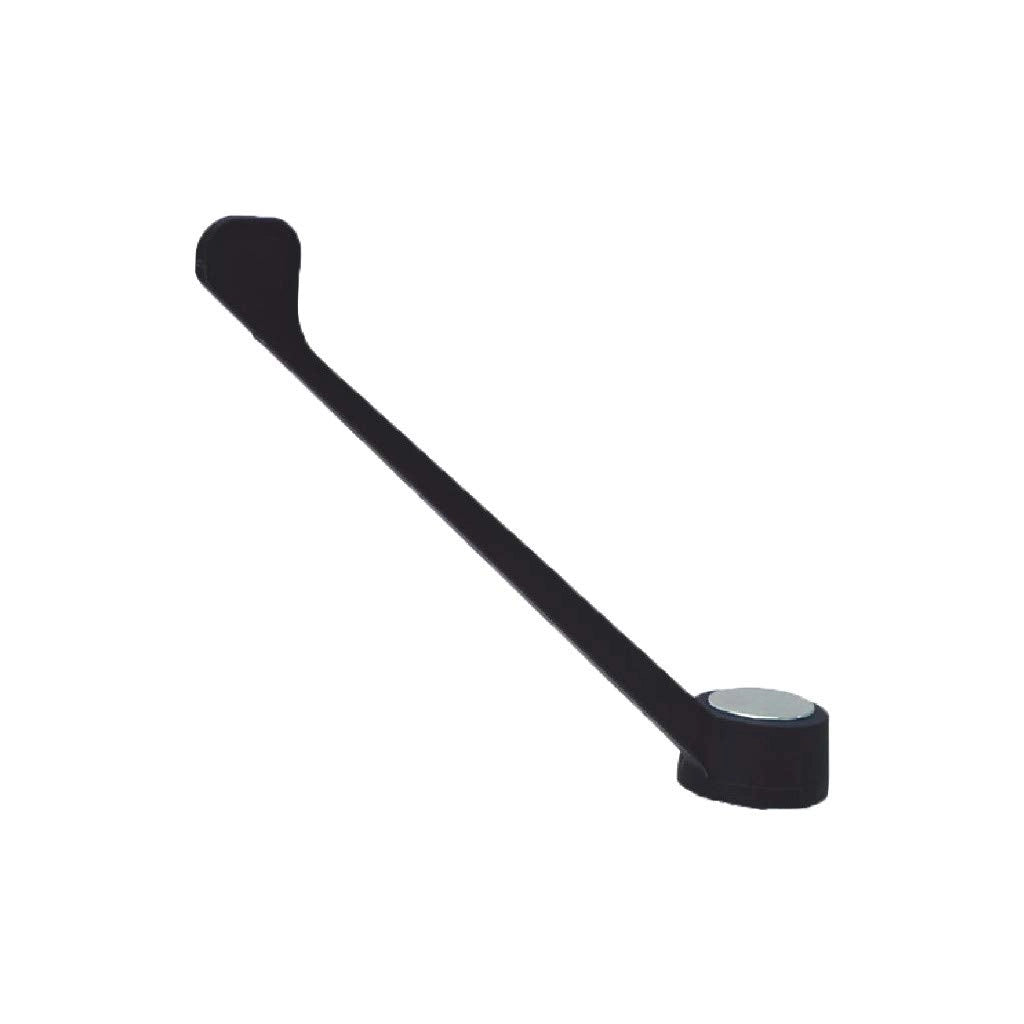 Leva clinica nera per rubinetto cucina industriale nero diametro 60 mm