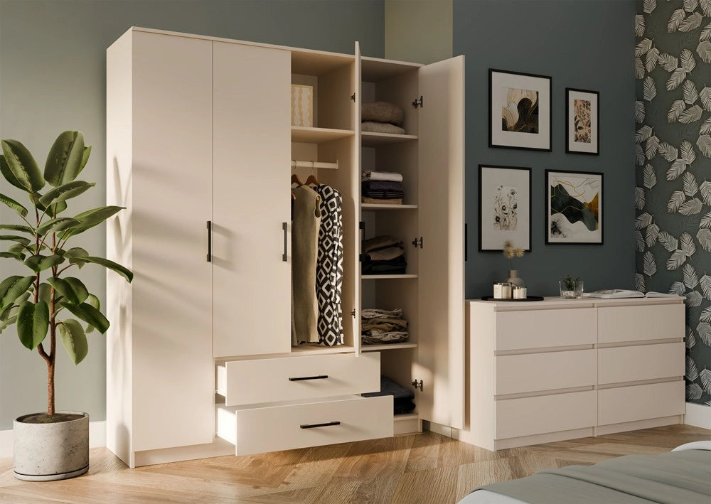 Armadio ROMANA 160x205 cashmere beige guardaroba