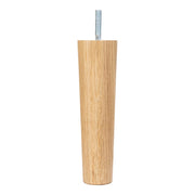 Gamba per divano Lido in faggio naturale 4,5x16,5 cm