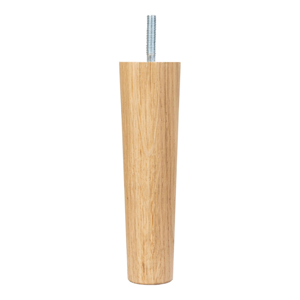 Gamba per divano Lido in faggio naturale 4,5x16,5 cm