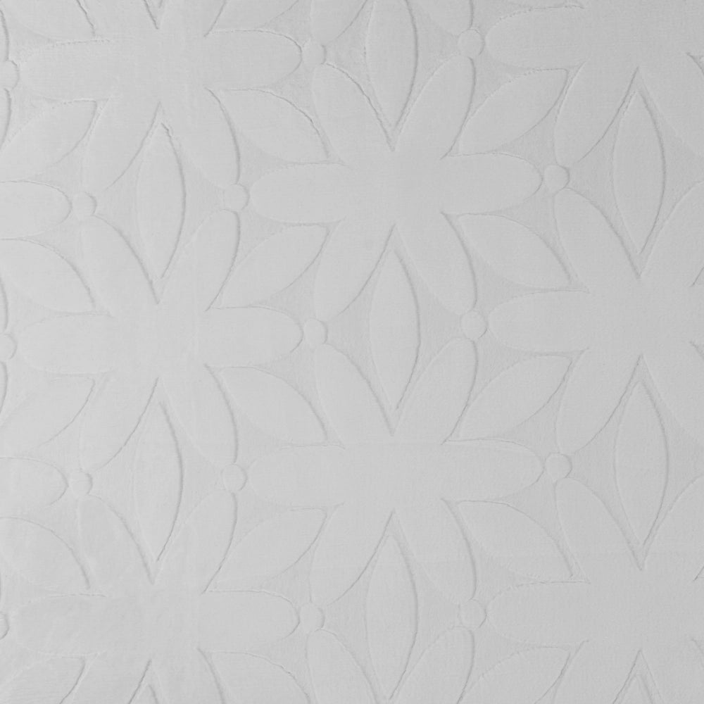 Tappeto Rettangolare Grigio chiaro in Tessuto Jacquard 80 x 300 cm