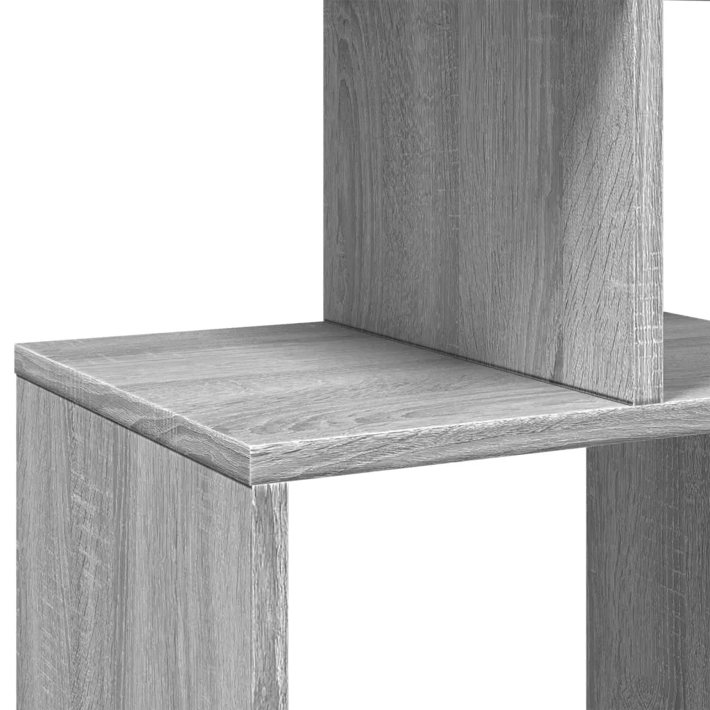 Libreria-Scaffale per Libri-Mobile di Stoccaggio Grigio Sonoma 92x29x188 cm in Legno Multistrato