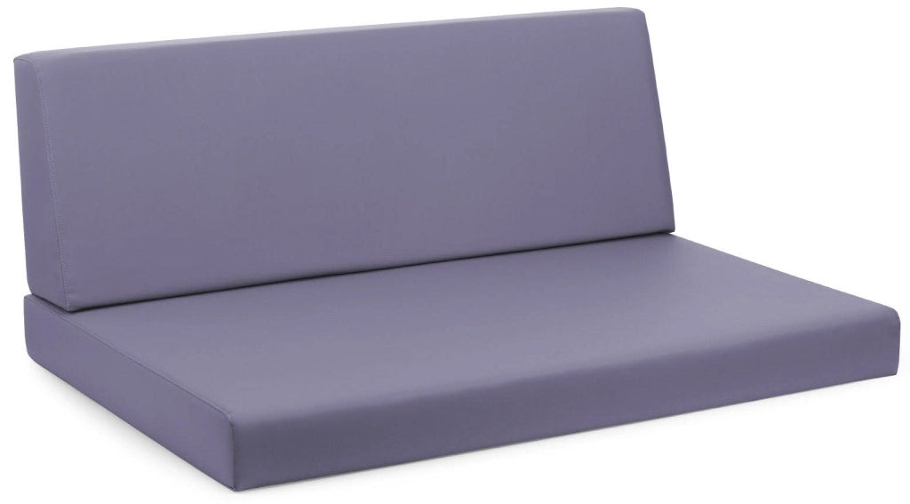 Cuscini per Pallet 120x80 cm Seduta e Schienale in Similpelle Mariotti Reforma Lilla