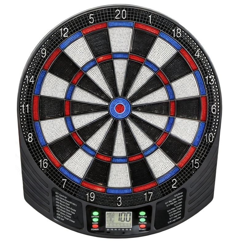 Elettronico Bersaglio da Freccette per 1-8 Giocatori con Display LCD e 6 Freccette Colorate