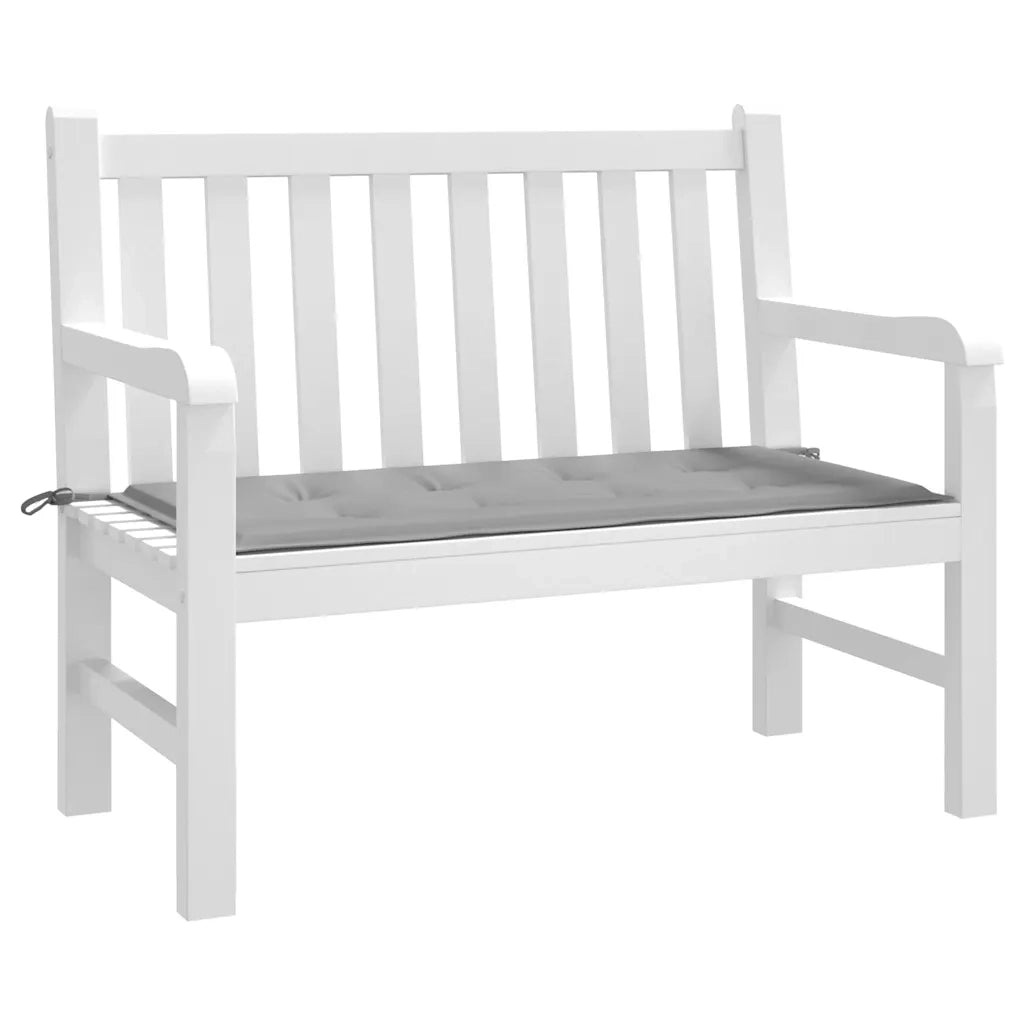 Cuscino per Panca Grigia 120x50x4 cm in Tessuto Oxford 43194