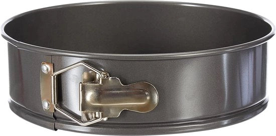 Oven a forma di spring a quattro lati nero 22 cm con spring a forma di gatto grigio Quid
